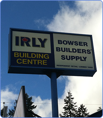 Bowser Builders' Supply Sign